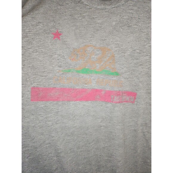 Takedown California Republic Wrestling Apparel T Shirt Gray Mens Size L Large - Picture 2 of 4
